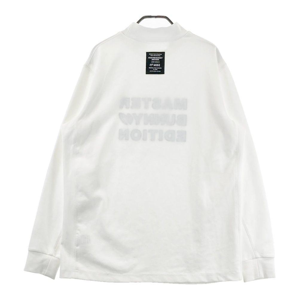 ○★新品未使用　マスターバニーエディション　モノグラム　ハイネックシャツ　5　白 MASTER BUNNY EDITION マスターバニーエディション 2023年モデル