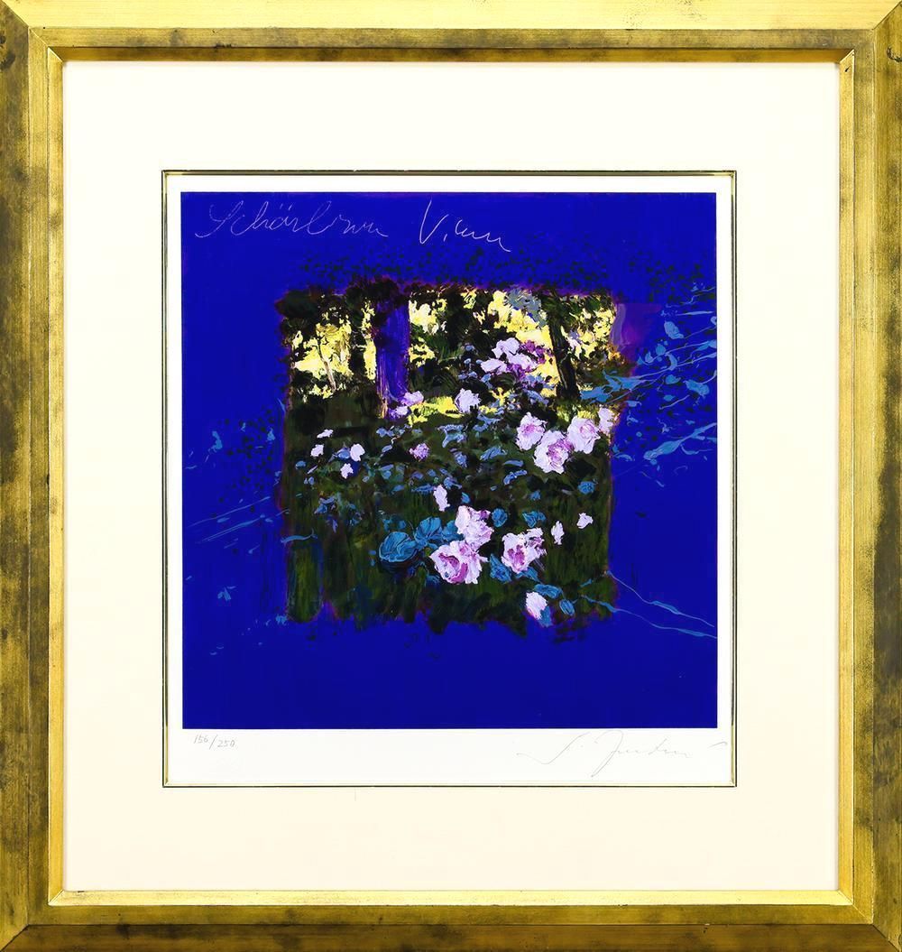 真作 トレンツ・リャド 「野ばら」シルクスクリーン 絵画 真作 トレンツ・リャド 「野ばら」シルクスクリーン 絵画 真作