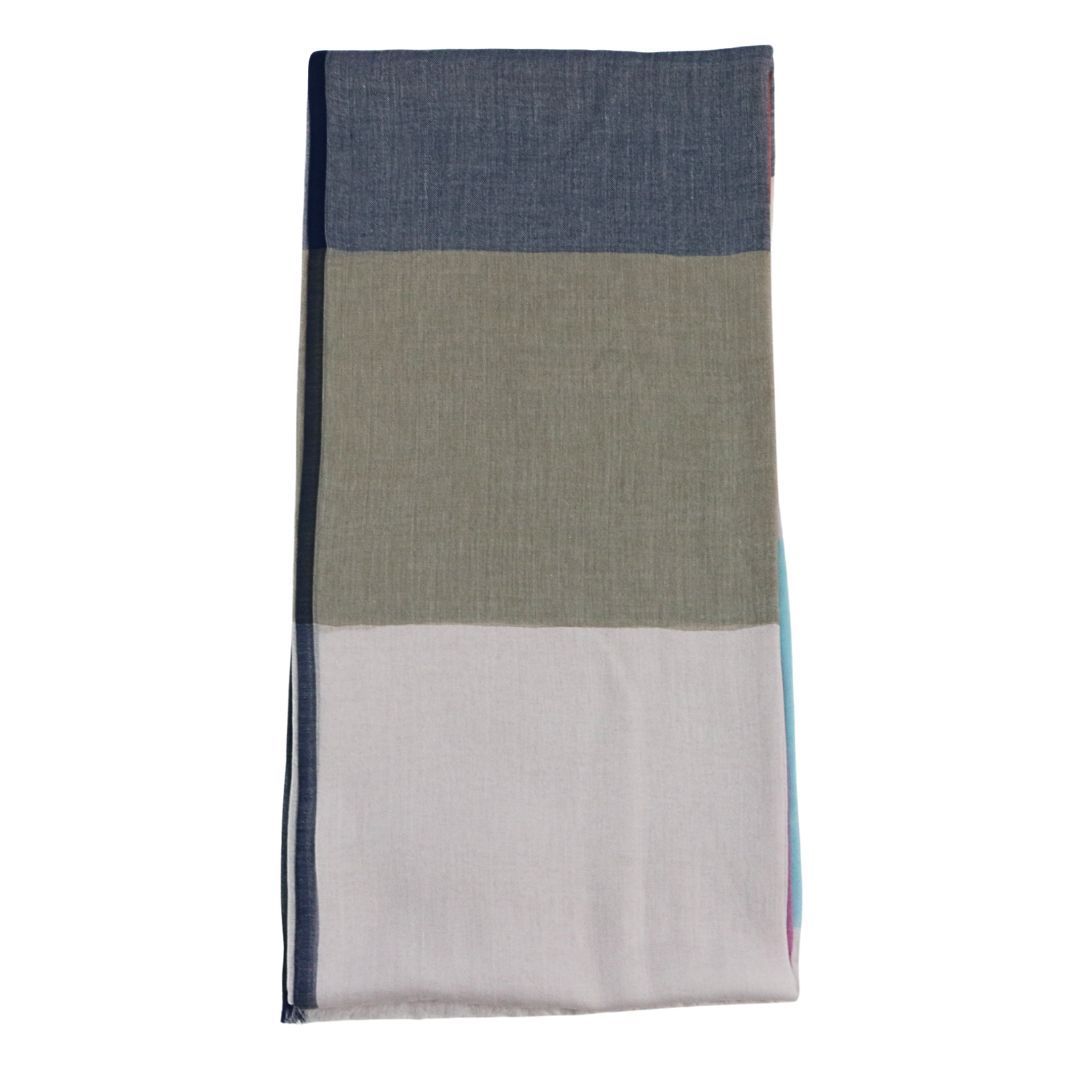 HERMES【エルメス】 ストール ナオシマ マルチカラー コットン100