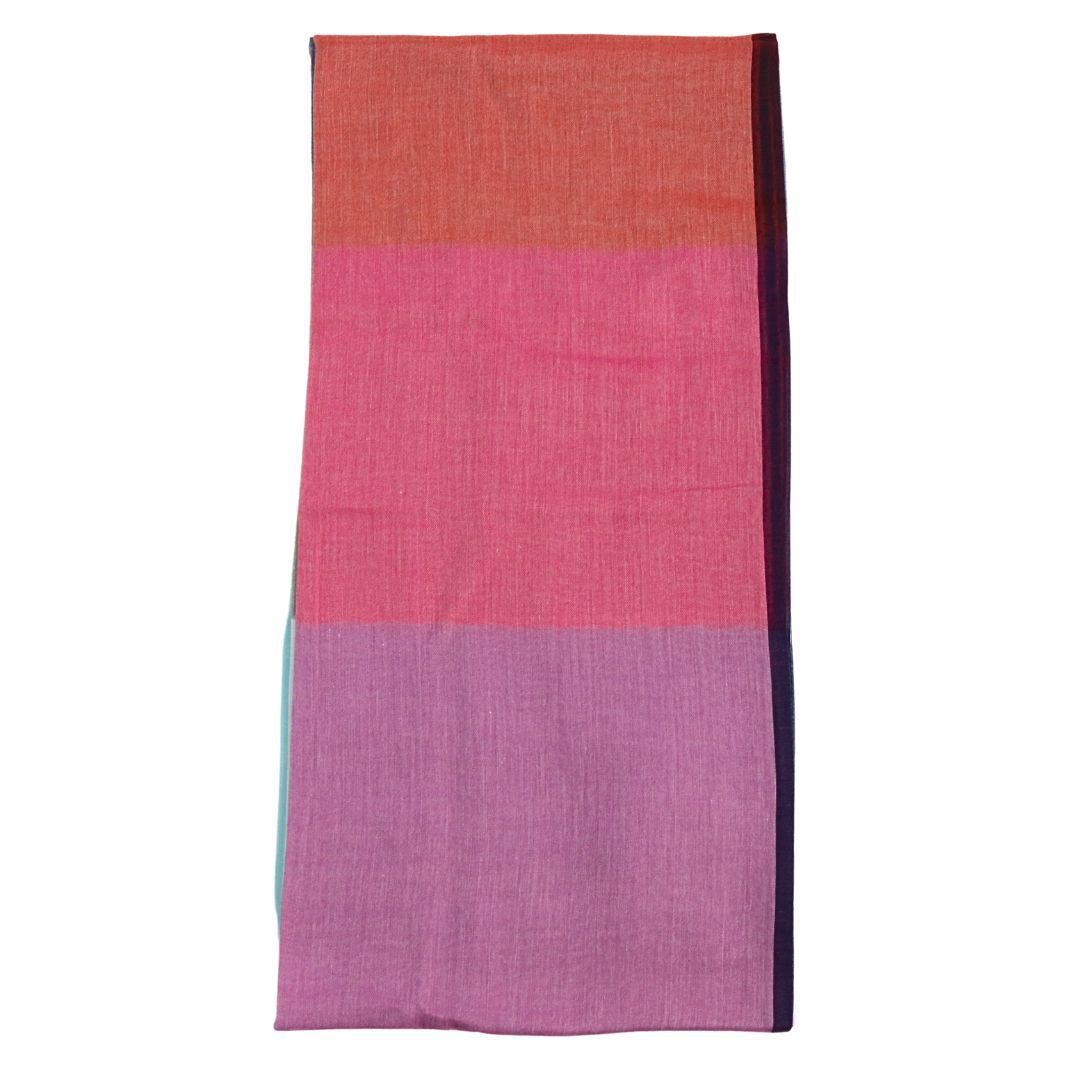 HERMES【エルメス】 ストール ナオシマ マルチカラー コットン100