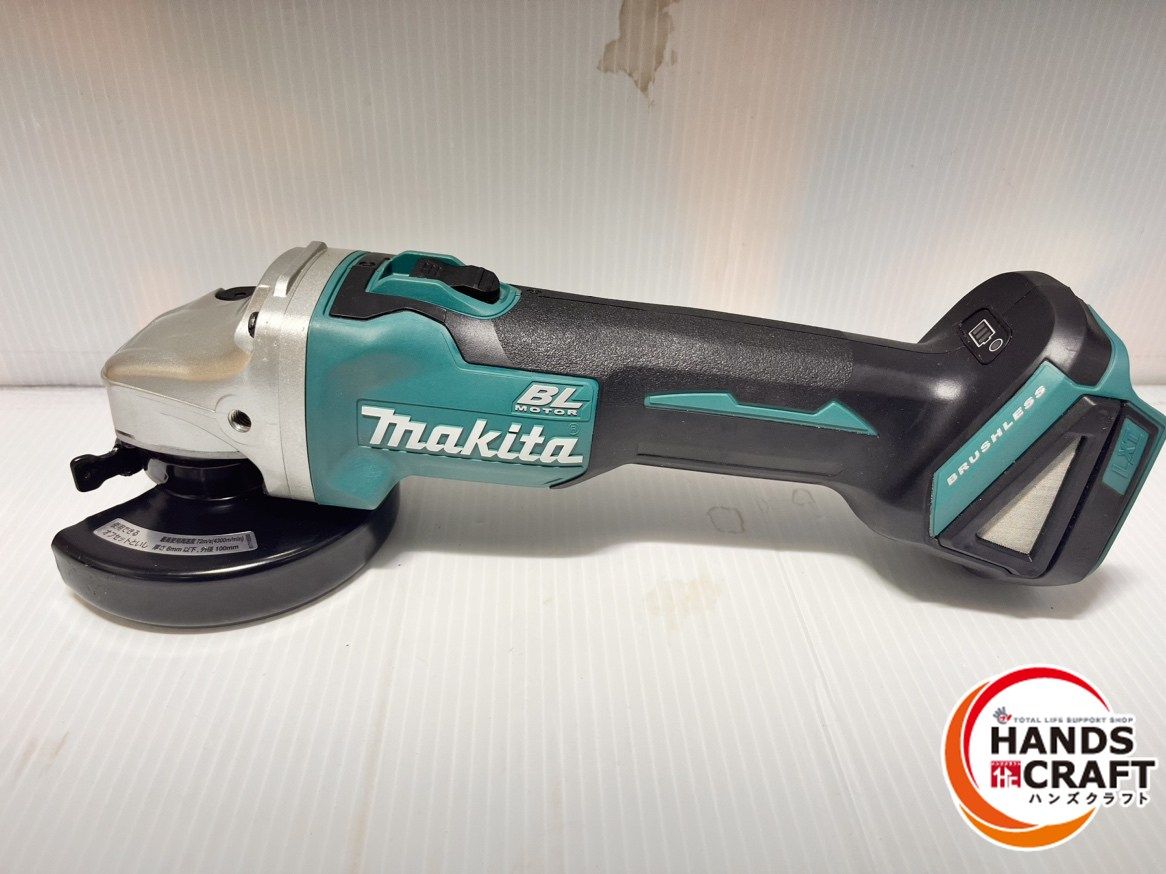マキタ makita 100 mm充電式ディスクグラインダ GA 404 DN 18 V 本体のみ