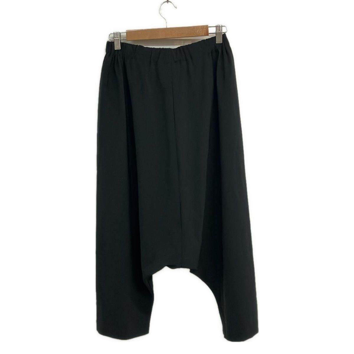 mizuiro ind ミズイロインド パンツ サイズ2 M レディース 黒 フルレングス サルエル