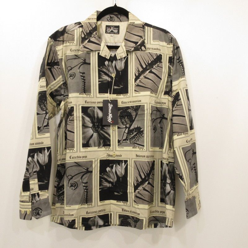 DRESS HIPPY ドレスヒッピー 長袖シャツ DH FLOWER L S SHIRT サイズ M 104