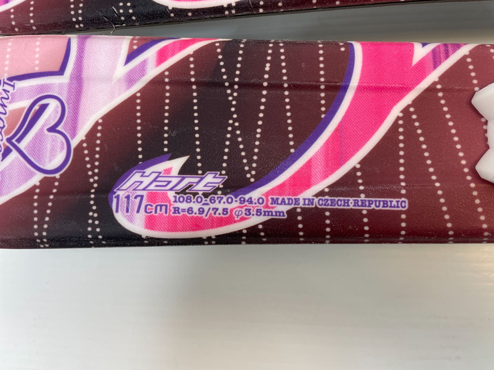 ◇メンテ済◇ ジュニア スキー Hart Innocence CL-1.2T Rocker 117 cm