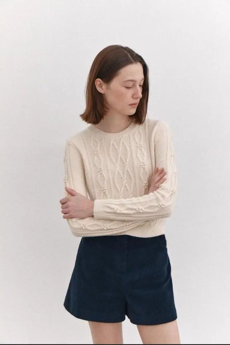 タナット コーデュロイ ハーフパンツ ネイビーM