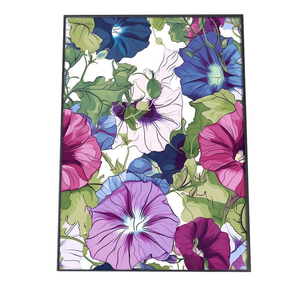 B2サイズ（約51x73cm）】【si-poster-111】ポスター ボタニカル 花