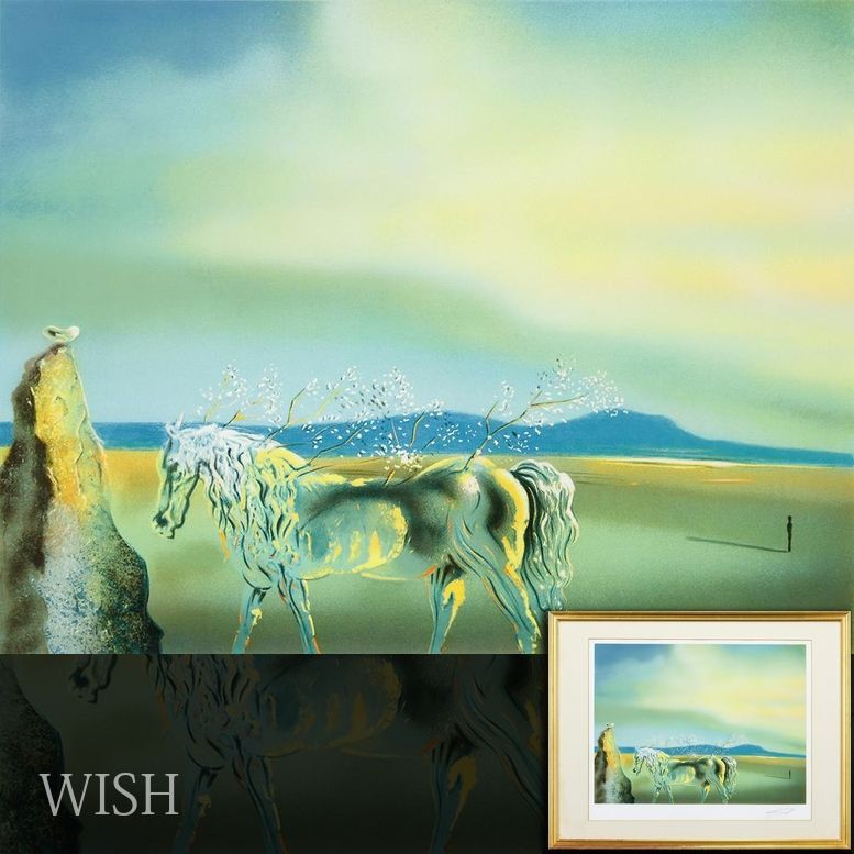 真作】【WISH】サルバドール・ダリ Salvador Dali「Sunset」リトグラフ