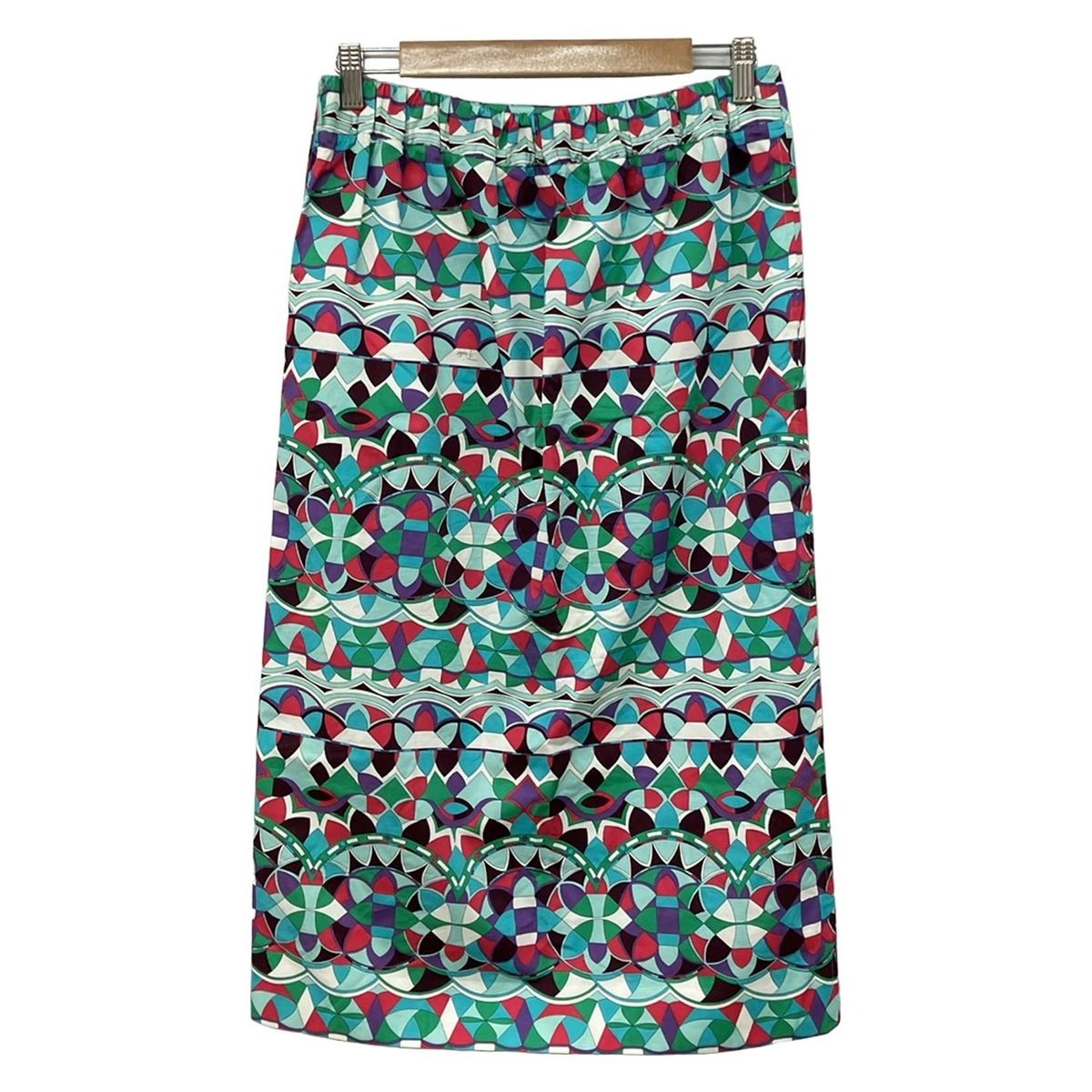 エミリオプッチPUCCI 幾何学模様 ロングスカート38 エミリオプッチPUCCI 幾何学模様 ロングスカート38 【公式通販】