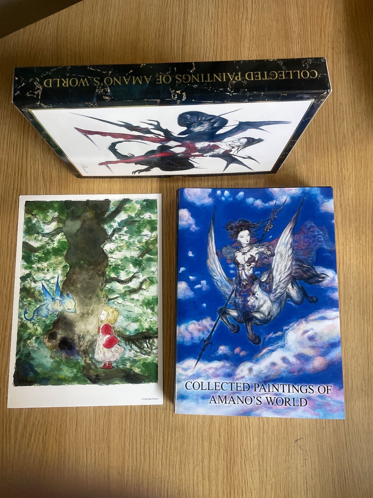 天野喜孝 画集 COLLECTED PAINTINGS OF AMANO'S WORLD イラストカード