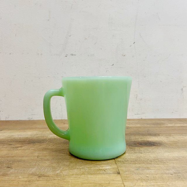  FireKing ファイヤーキング アメリカ USA ジェダイ Dハンドル マグカップ ミルクガラス 食器 ヴィンテージ B 5302 アンティーク雑貨 美術品 アンティーク コレクション