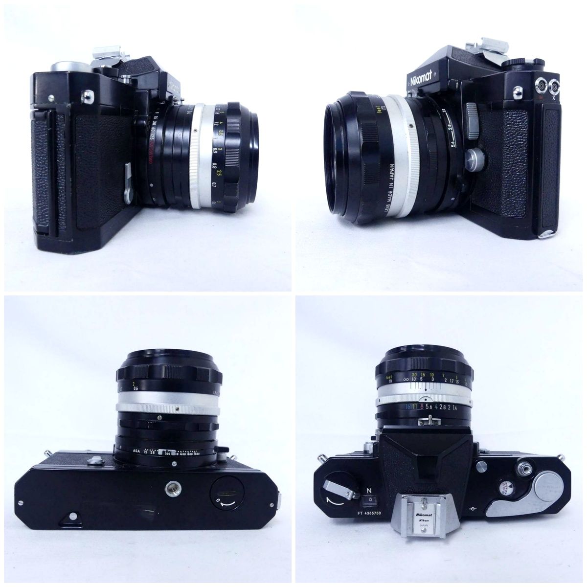 Nikomat ニコマート FTN + NIKKOR-S・C Auto f1.4 50mm フィルムカメラ