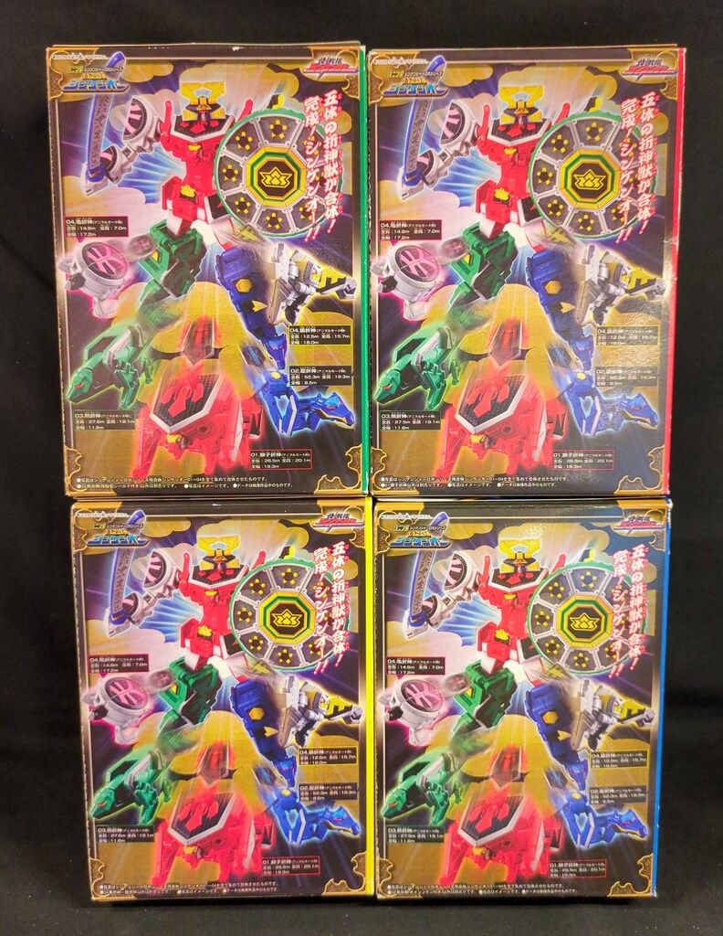 バンダイ ミニプラ/侍合体シンケンオー 侍戦隊シンケンジャー 全4種