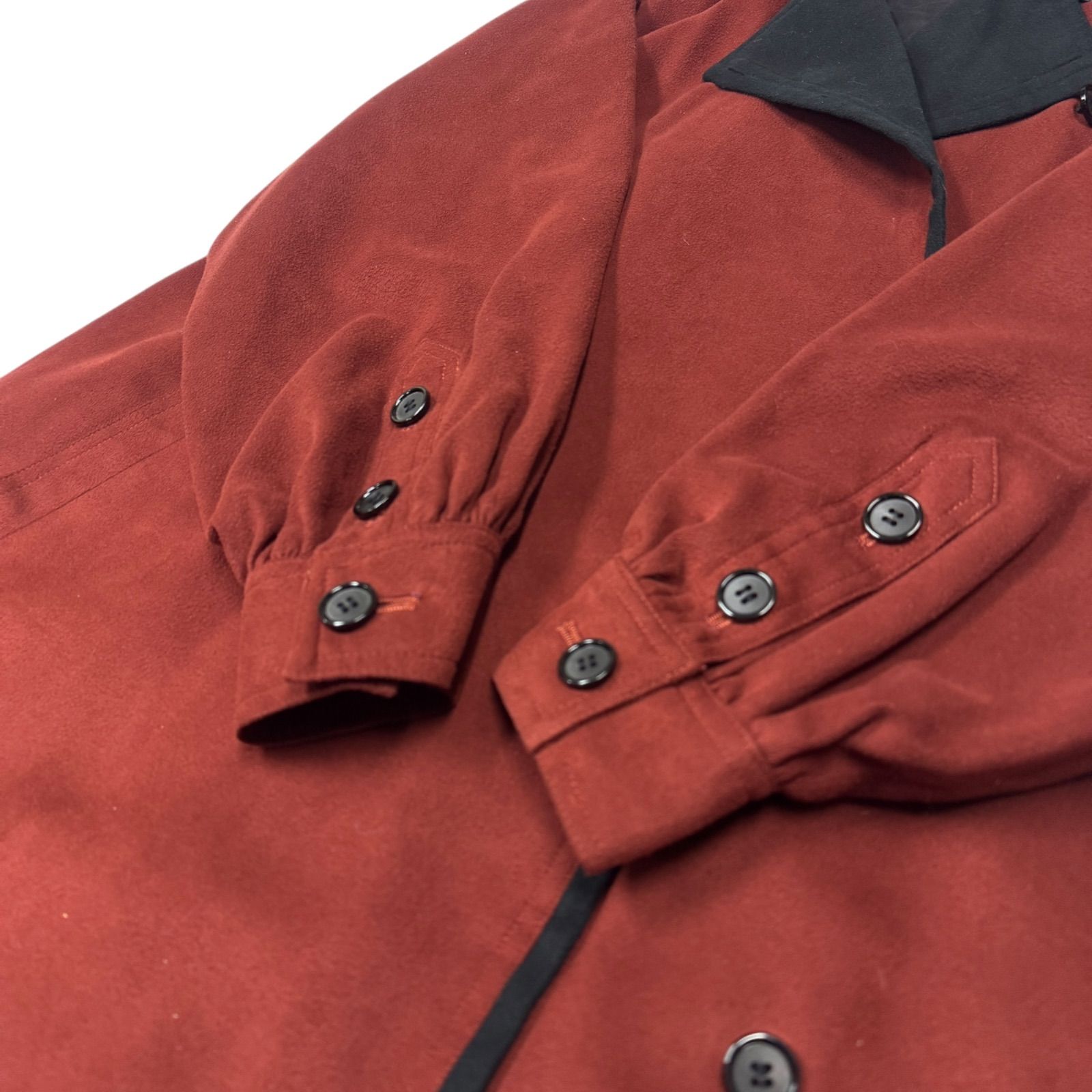 希少 美品 YVES SAINT LAURENT イヴサンローラン バイカラー フェイク