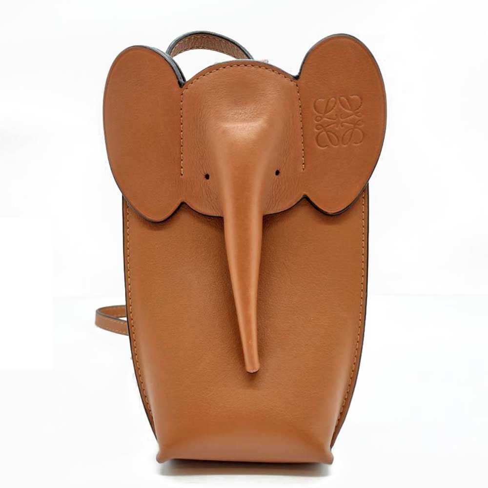 ロエベ エレファントポケット ミニ ショルダーバッグ ABランク