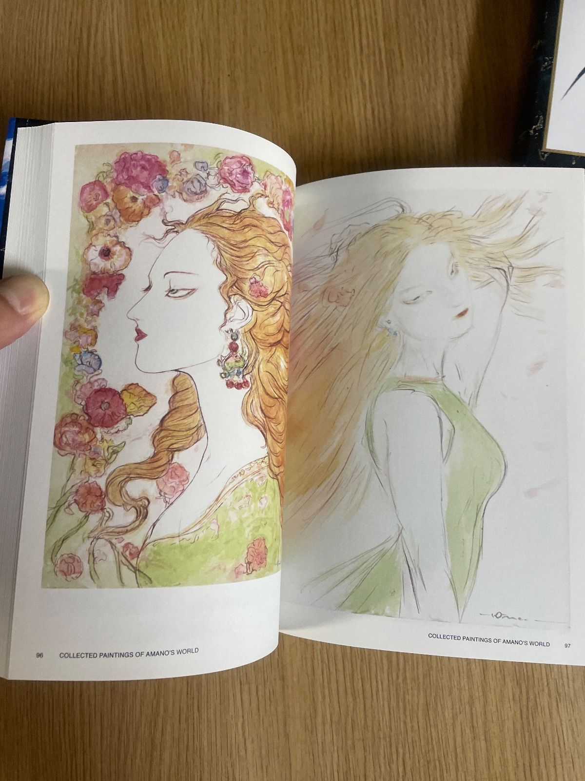 天野喜孝 画集 COLLECTED PAINTINGS OF AMANO'S WORLD イラストカード