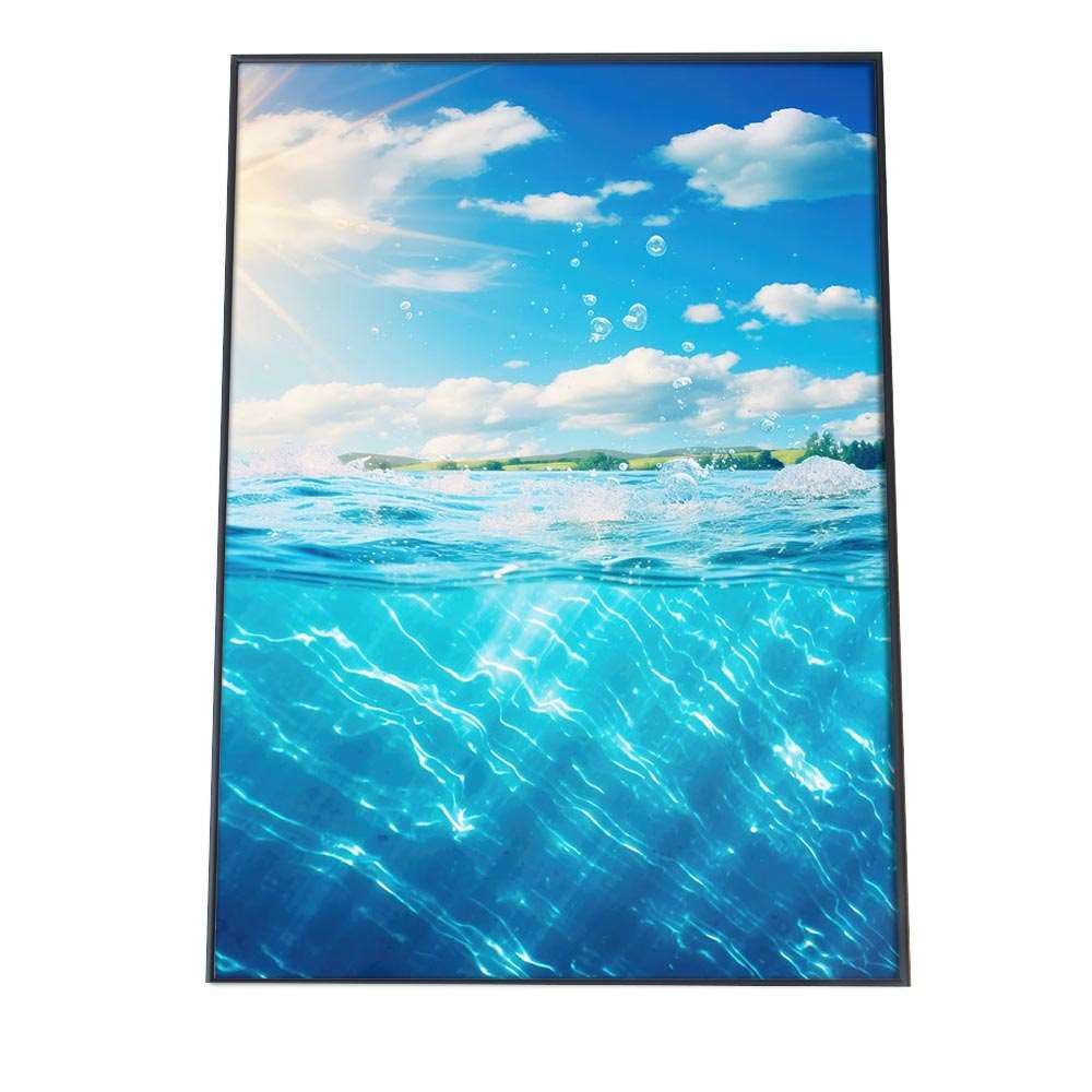 A 約84 x 119 cm si poster 1179 ポスター サーフ系 海 ブルー さわやか 海岸 ヤシの木 空 インテリア おしゃれ ファッション フォト オシャレ モダン