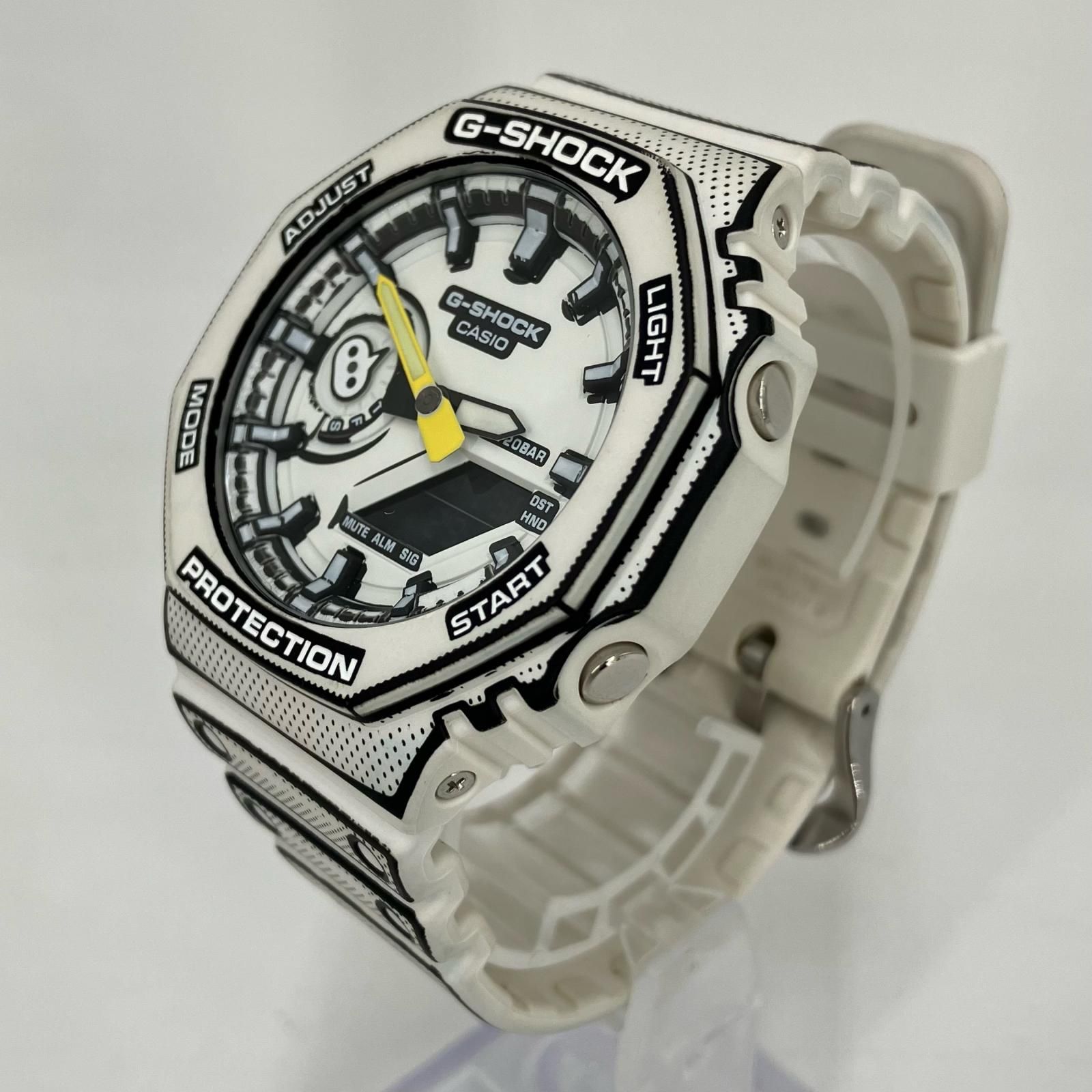 G SHOCK ジーショック 腕時計 アナデジクォーツ GA 2100 MNG 7 AJR ホワイト 131