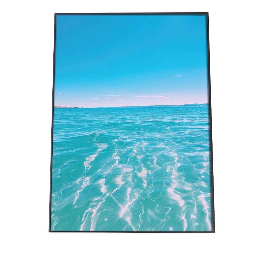A 約84 x 119 cm si poster 1183 ポスター サーフ系 海 ブルー さわやか 海岸 ヤシの木 空 インテリア おしゃれ ファッション フォト オシャレ モダン