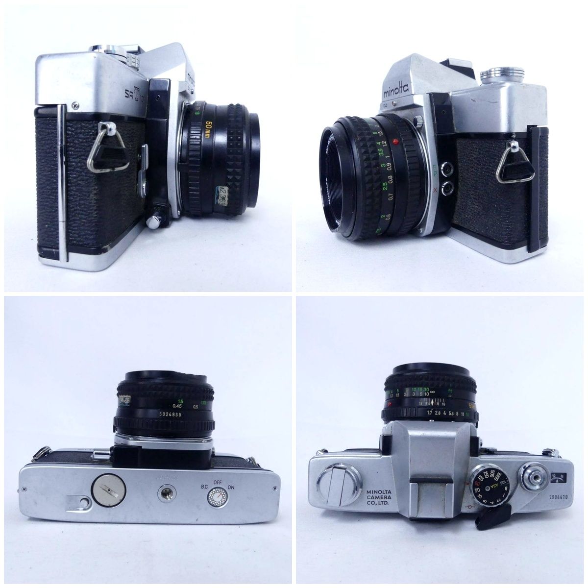 minolta ミノルタ SRT101 + MD ROKKOR 50mm 1:1.7 f1.7 フィルムカメラ