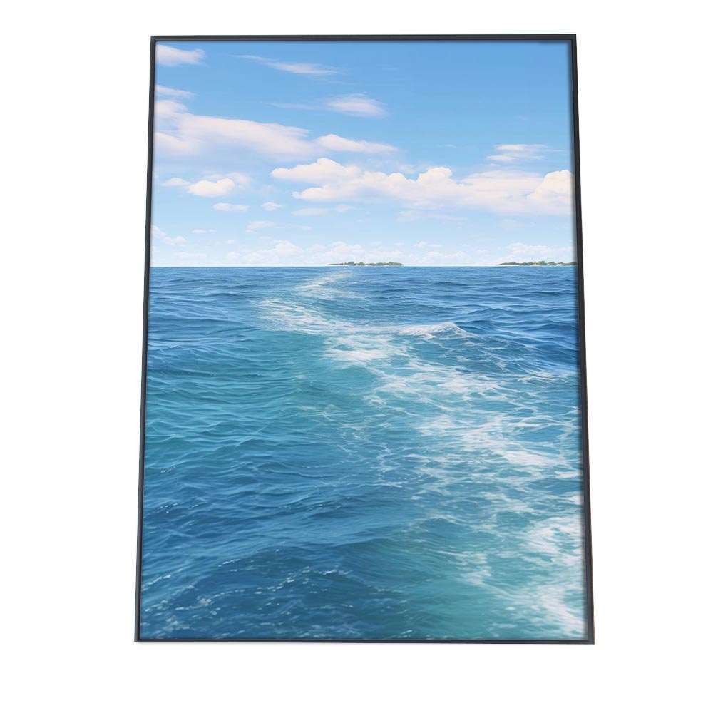 B 約73 x 103 cm si poster 1189 ポスター サーフ系 海 ブルー さわやか 海岸 ヤシの木 空 インテリア おしゃれ ファッション フォト オシャレ モダン