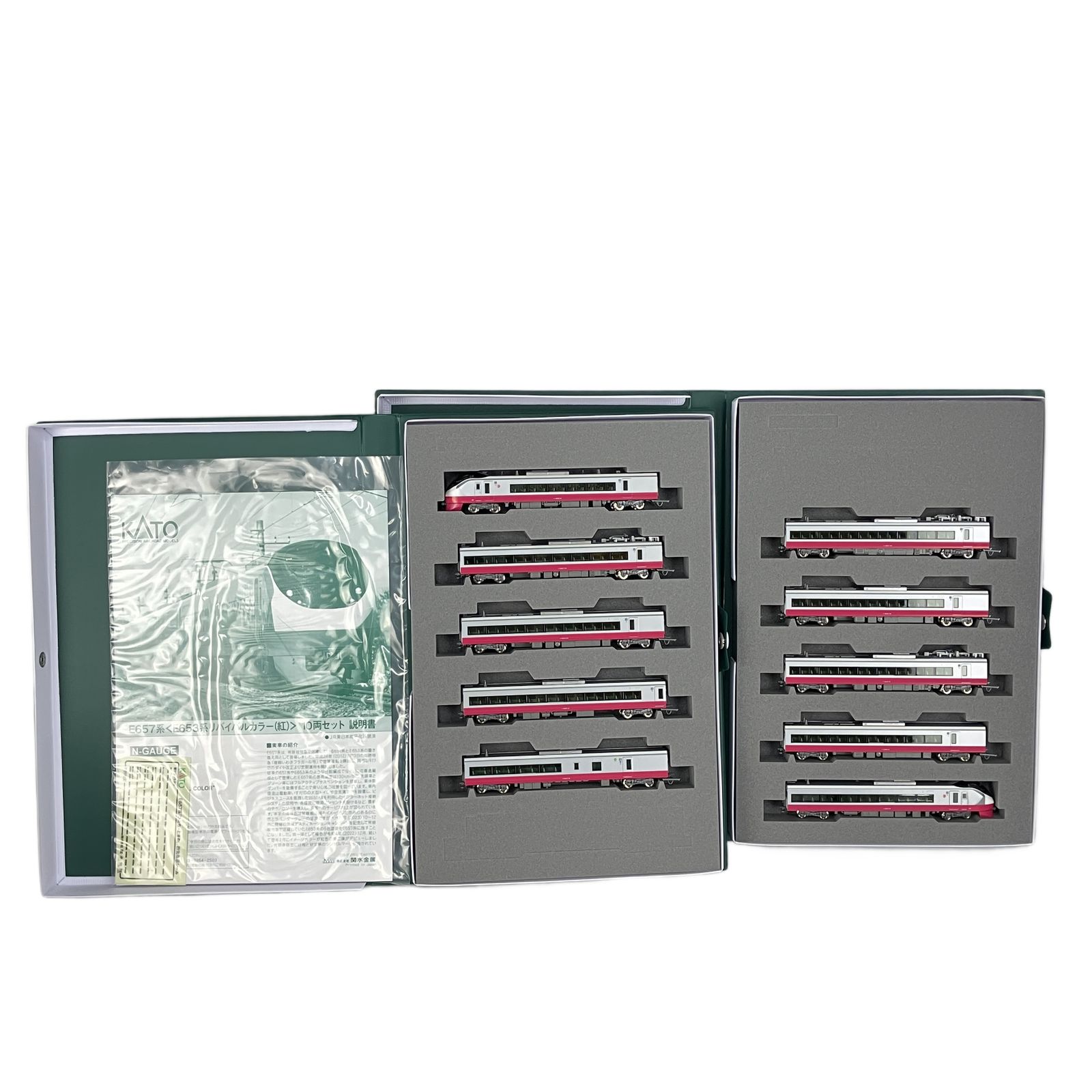 KATO 10-1875 E657系 E653系 リバイバルカラー 紅 10両セット 鉄道模型