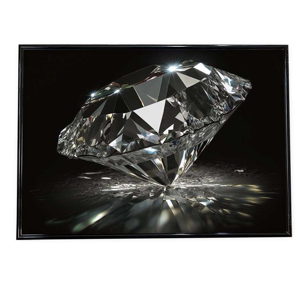 A 約59 x 84 cm si poster 12 ポスター 誕生石 ダイヤモンド 宝石 石 ルース インテリア おしゃれ アート モダン 特大 大きい 小さい 横