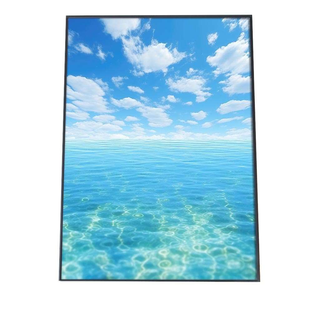 A 約84 x 119 cm si poster 1200 ポスター サーフ系 海 ブルー さわやか 海岸 ヤシの木 空 インテリア おしゃれ ファッション フォト オシャレ モダン