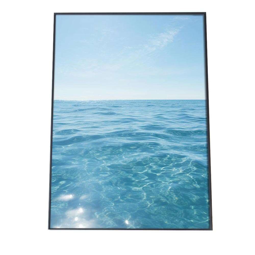 A 約59 x 84 cm si poster 1204 ポスター サーフ系 海 ブルー さわやか 海岸 ヤシの木 空 インテリア おしゃれ ファッション フォト オシャレ モダン