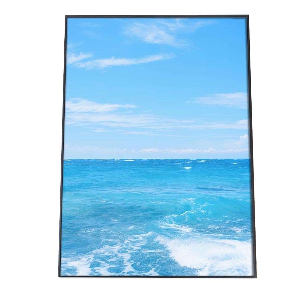 A 約42 x 59 cm si poster 1205 ポスター サーフ系 海 ブルー さわやか 海岸 ヤシの木 空 インテリア おしゃれ ファッション フォト オシャレ モダン