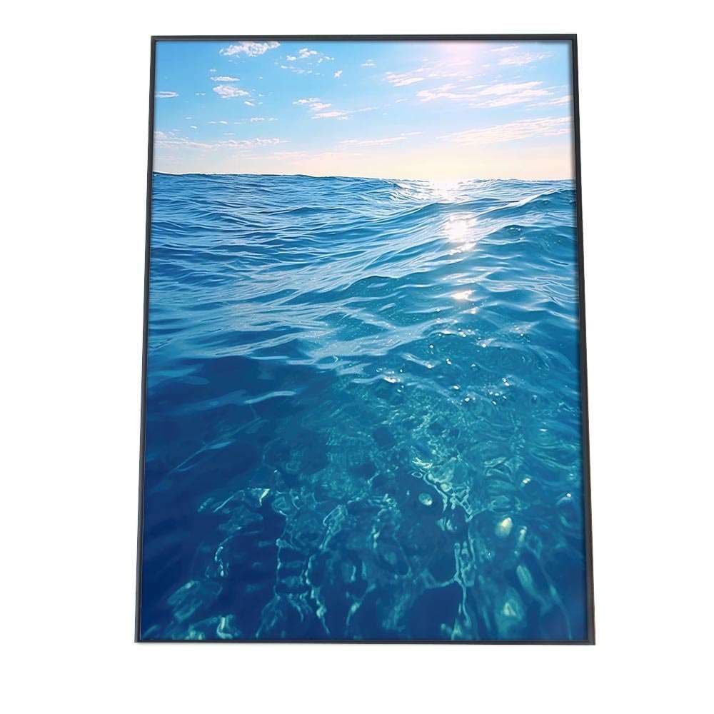 A 約59 x 84 cm si poster 1217 ポスター サーフ系 海 ブルー さわやか 海岸 ヤシの木 空 インテリア おしゃれ ファッション フォト オシャレ モダン