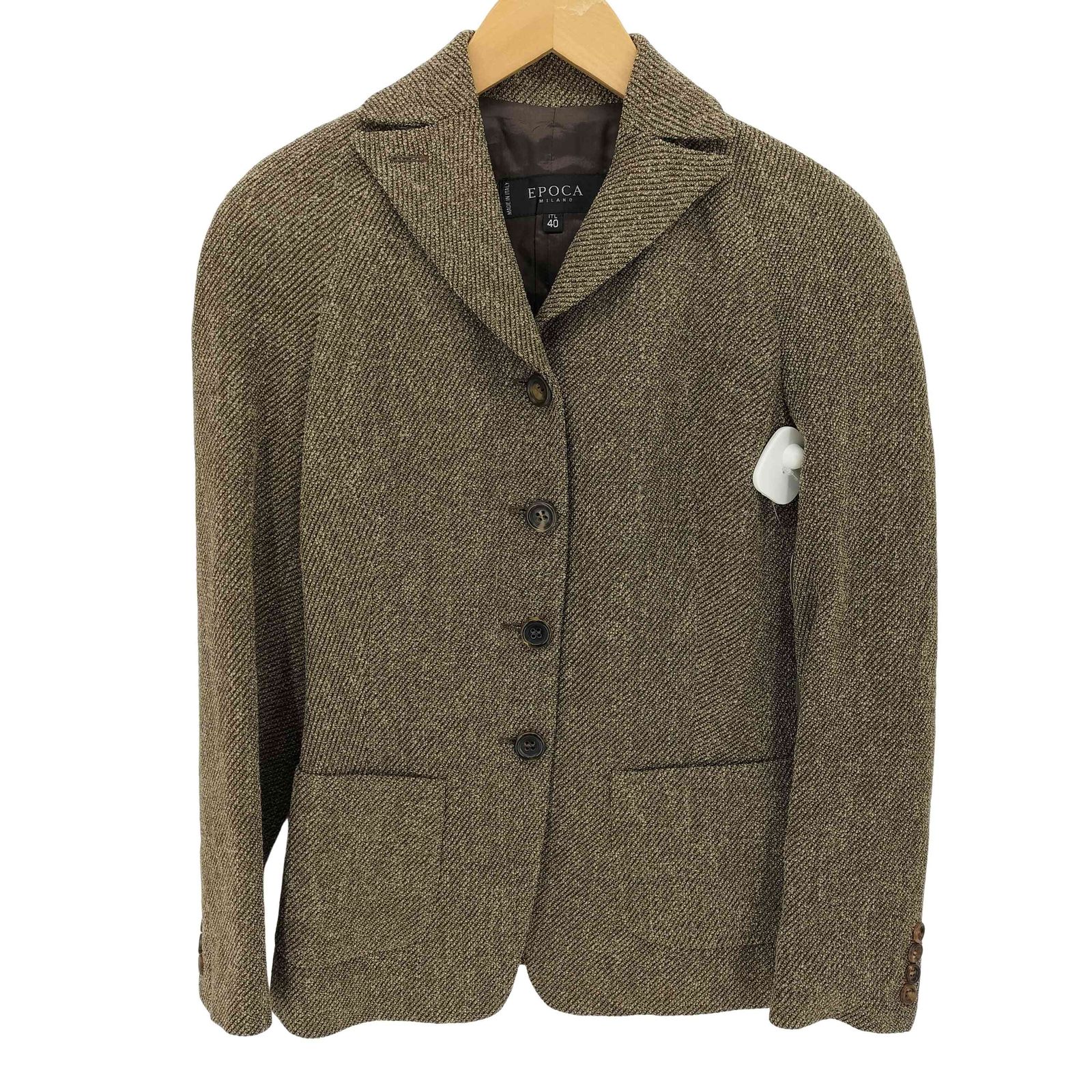 エポカ Epoca イタリア製 4B ツイード テーラード ジャケット