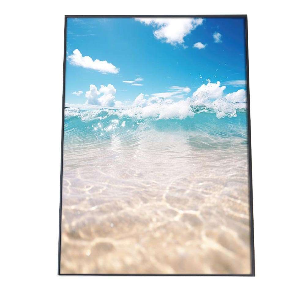 A 約42 x 59 cm si poster 1237 ポスター サーフ系 海 ブルー さわやか 海岸 ヤシの木 空 インテリア おしゃれ ファッション フォト オシャレ モダン