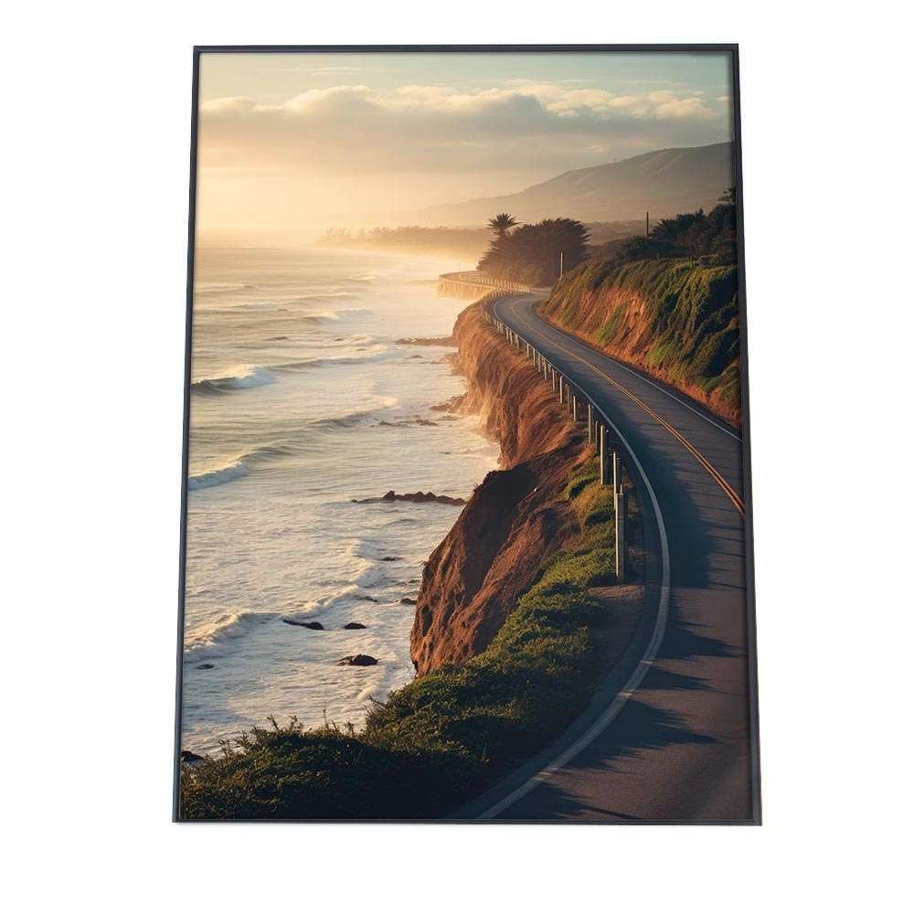 B 約73 x 103 cm si poster 1245 ポスター サーフ系 海 ブルー さわやか 海岸 ヤシの木 空 インテリア おしゃれ ファッション フォト オシャレ モダン