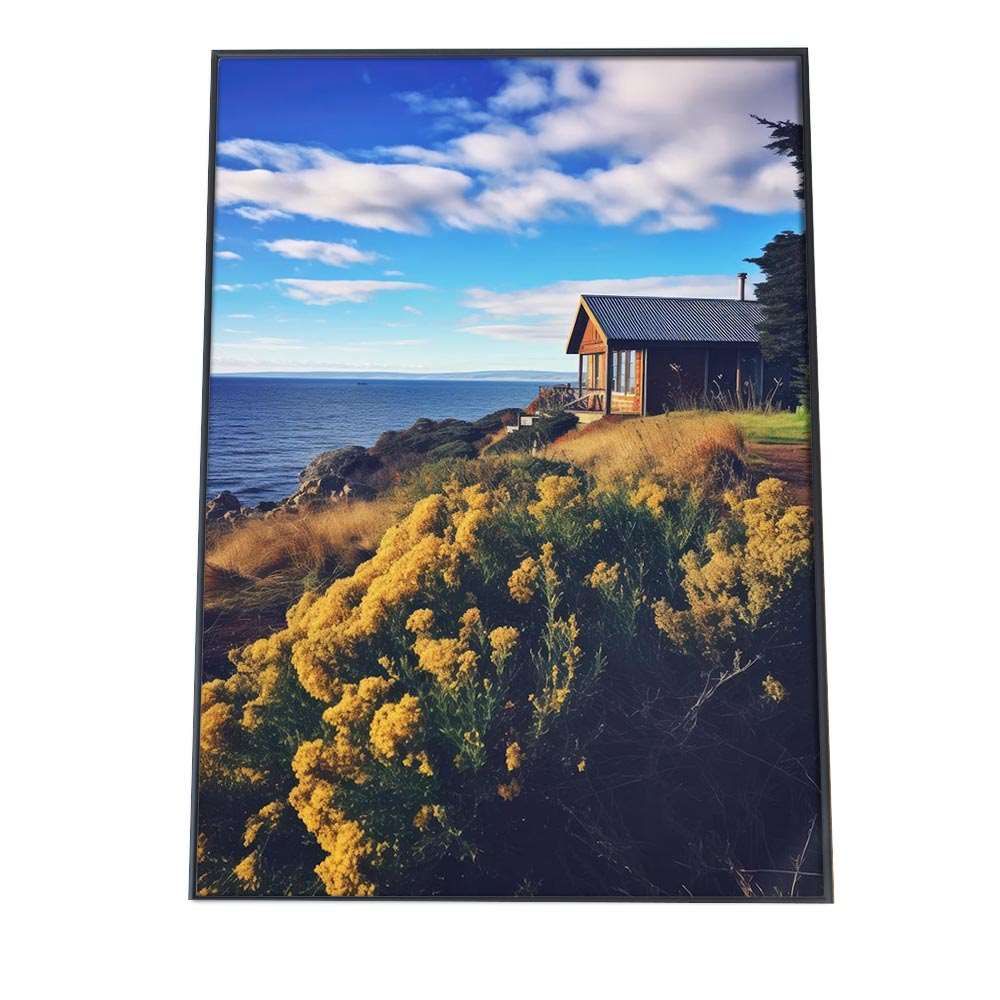 A 約59 x 84 cm si poster 1248 ポスター サーフ系 海 ブルー さわやか 海岸 ヤシの木 空 インテリア おしゃれ ファッション フォト オシャレ モダン