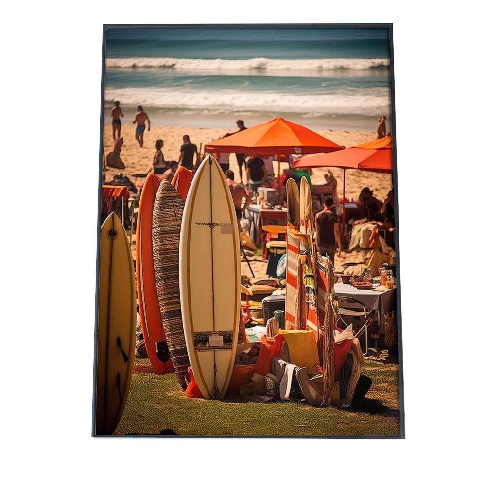 B 約73 x 103 cm si poster 1257 ポスター サーフ系 海 ブルー さわやか 海岸 ヤシの木 空 インテリア おしゃれ ファッション フォト オシャレ モダン