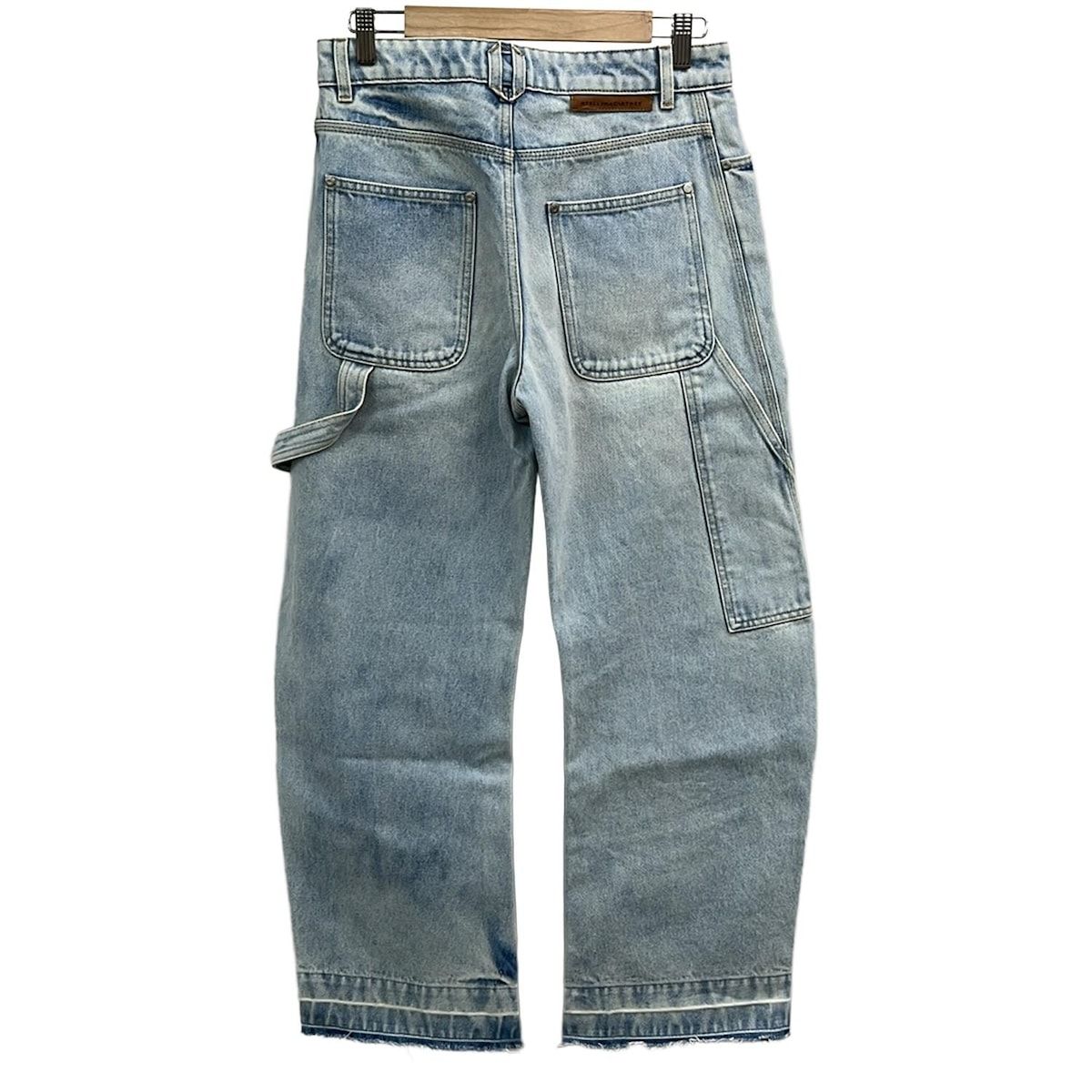 stellamccartney ステラマッカートニー ジーンズ サイズ28 L レディース ライトブルー フルレングス 切りっぱなし加工