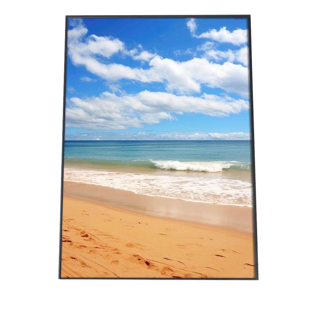 A 約59 x 84 cm si poster 1280 ポスター サーフ系 海 ブルー さわやか 海岸 ヤシの木 空 インテリア おしゃれ ファッション フォト オシャレ モダン