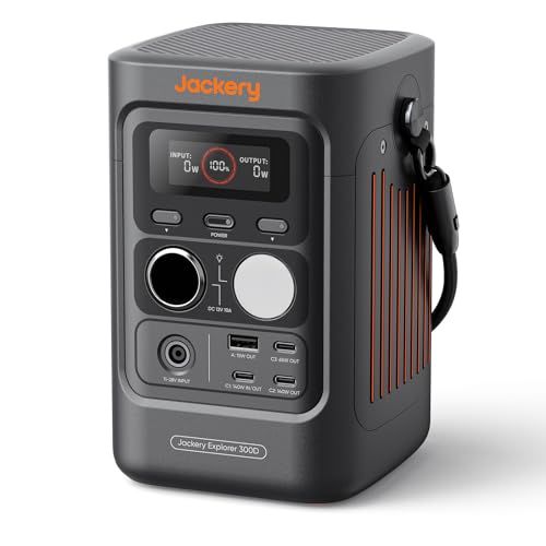 Jackery ジャクリ ポータブル電源 300 D 288 Wh リン酸鉄 長寿命 定格出力300 W 車中泊 家庭用 蓄電池 停電対策 台風対策 節電対策 防災対策 ジャクリmm