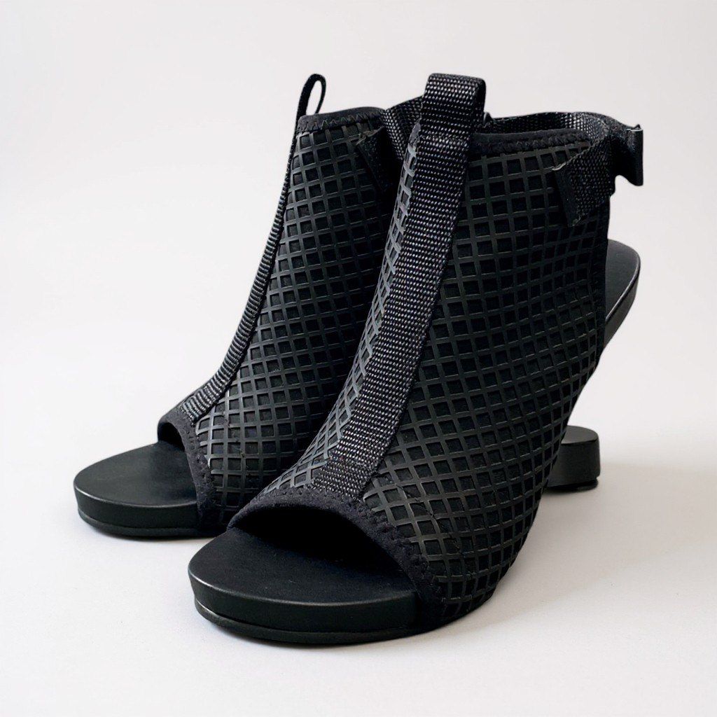 3 a 5 UNITED NUDE ユナイテッドヌード ヒールサンダル Emaz Fab ブーティー シューズ ブラック レディースk 02 i