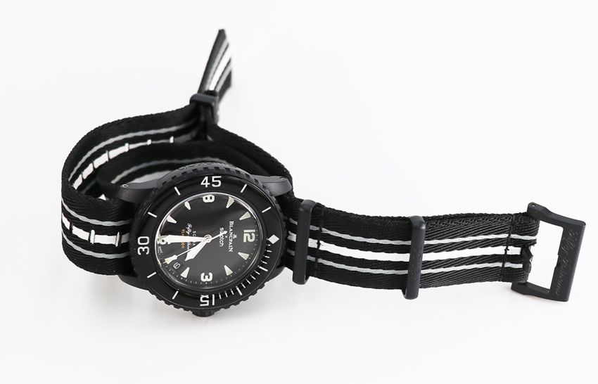 ブランパン×スウォッチ フィフティファゾムス オーシャンオブストーム