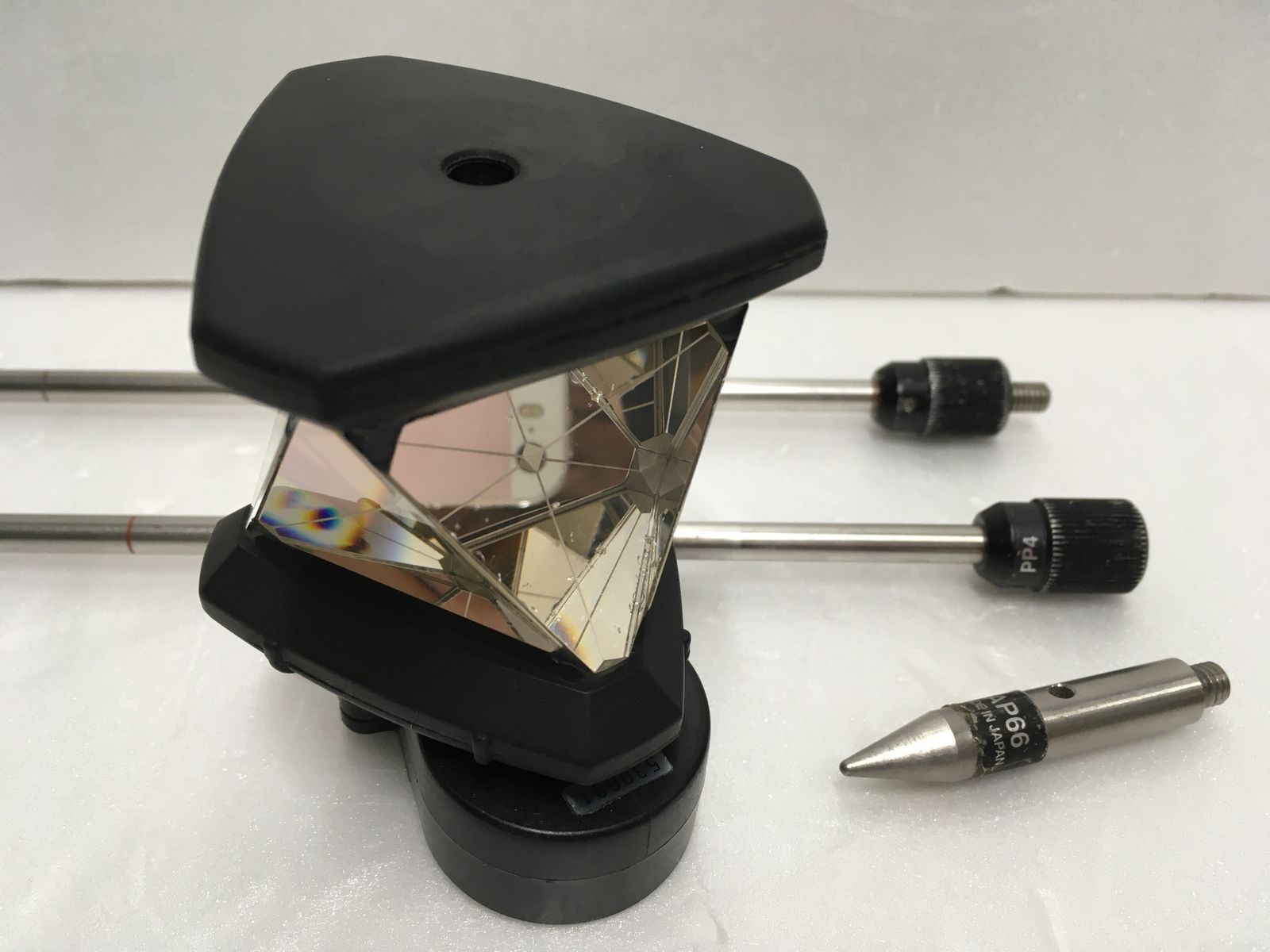 TOPCON オプション3点セット 360°プリズム ATP 2 SII ピンポール PP 4 石突き AP 66 品 囗G