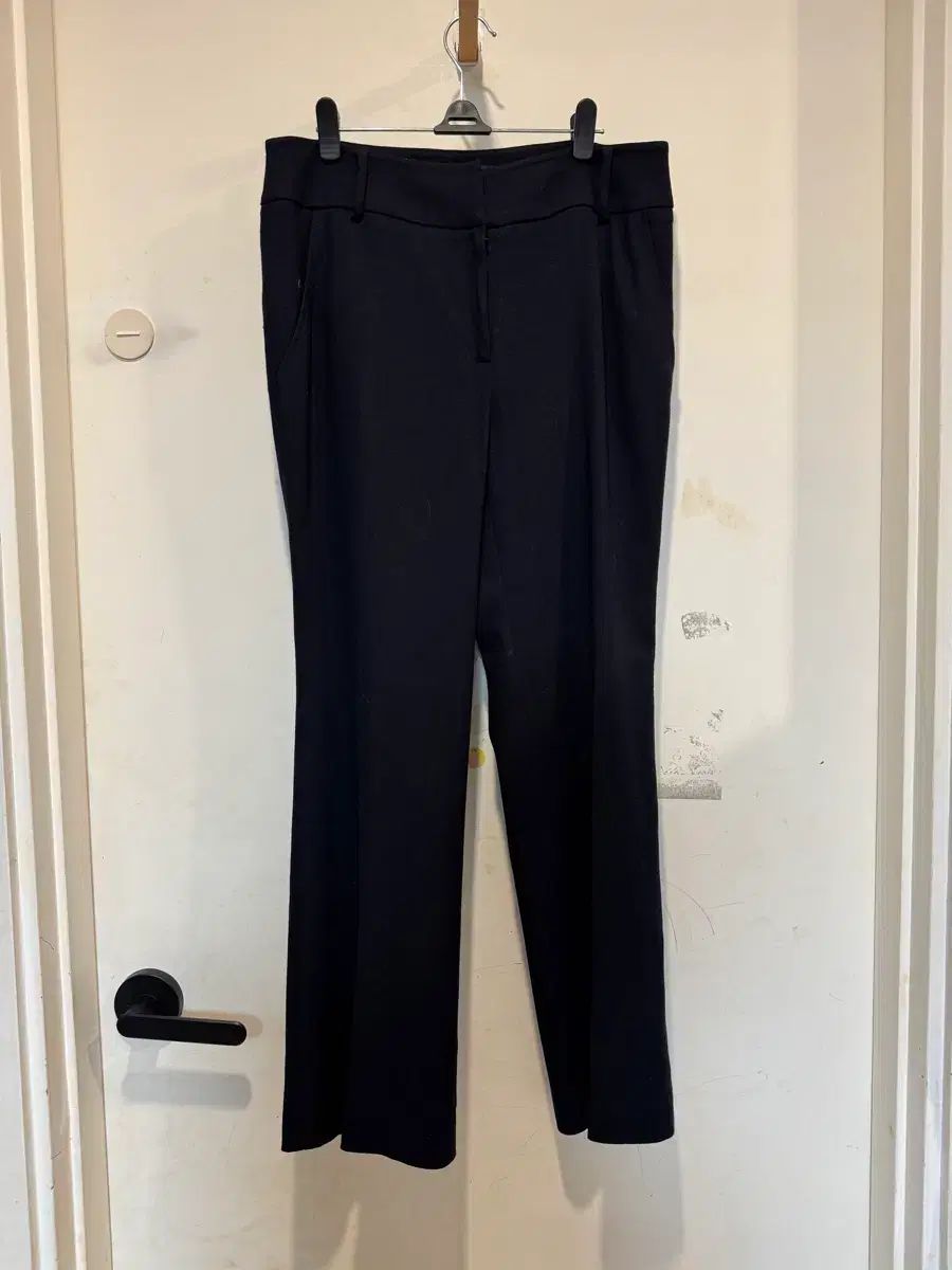 MOJO S PHINE モジョエスピン ネイビー セミフ セミブーツカット スラックス