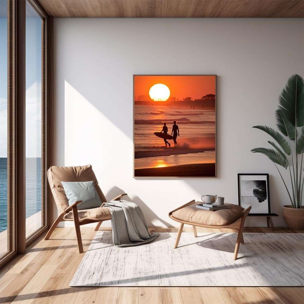 【A4サイズ（約21x30cm）】【si-poster-1311】コースタル インテリア 海のポスター オーシャン シーデザイン 海辺 インテリア おしゃれ 常夏 南国 部屋 サーフ系 サーフィン