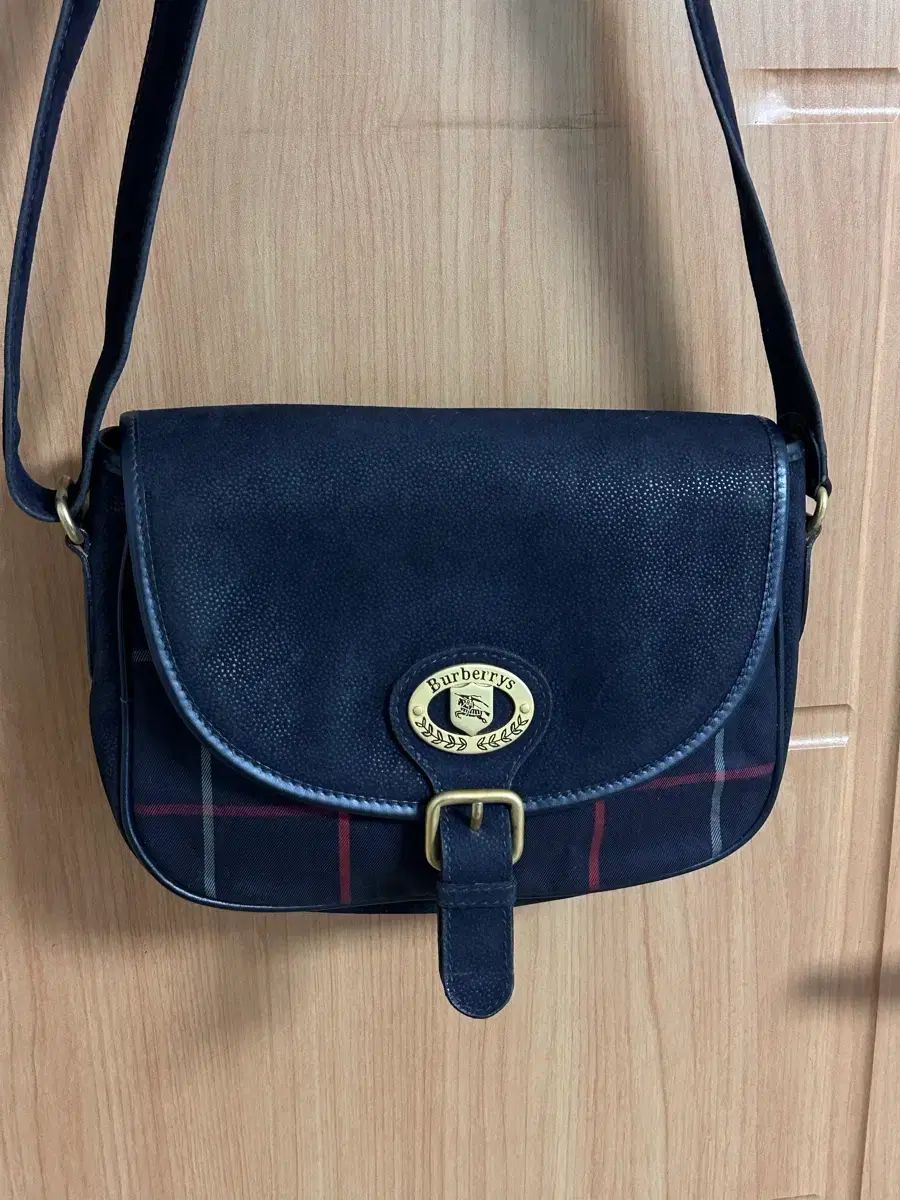 バーバリー バッグ クロスバッグ スウェード タータンチェック