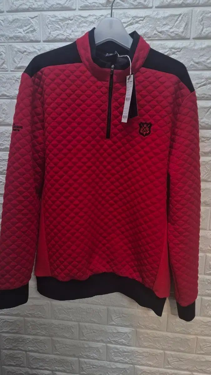 超 メンズ 冬 ゴルフTシャツ 裏地防風 サイズ105