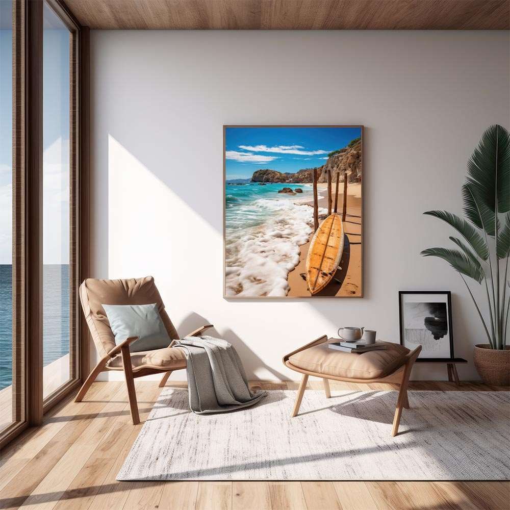 【B2サイズ（約51x73cm）】【si-poster-1351】コースタル インテリア 海のポスター オーシャン シーデザイン 海辺 インテリア おしゃれ 常夏 南国 部屋 サーフ系 サーフィン