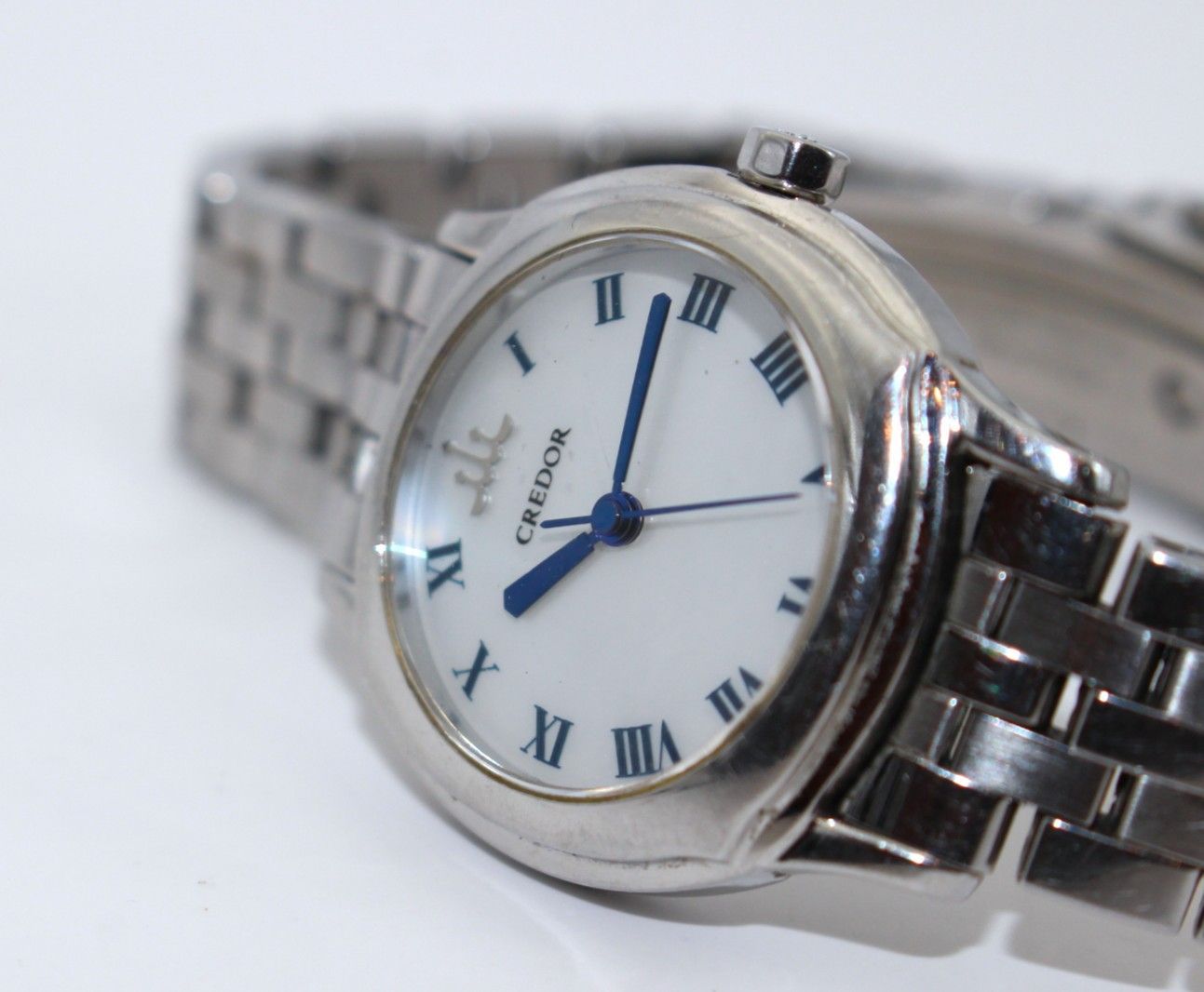 VRW 1503 時計 SEIKO セイコー 4 J 81 0 AS クレドール Wシェル文字盤 レディース クォーツ 腕時計 稼働品