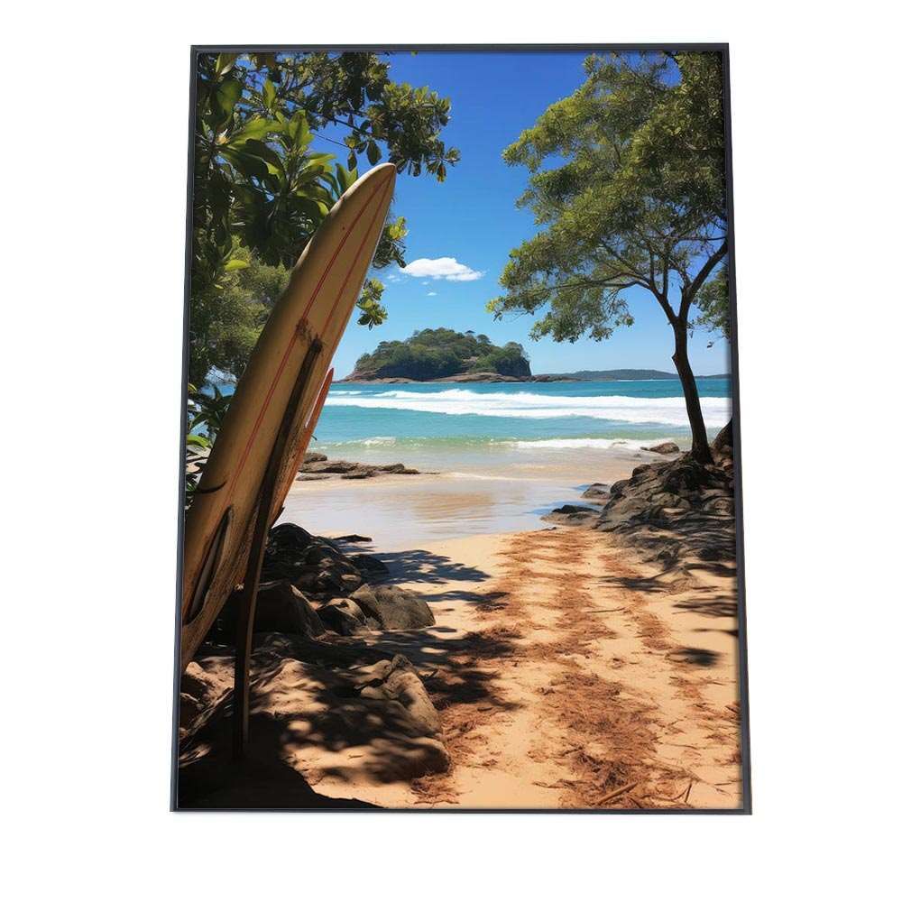 A 約59 x 84 cm si poster 1384 コースタル インテリア 海のポスター オーシャン シーデザイン 海辺 おしゃれ 常夏 南国 部屋 サーフ系 サーフィン