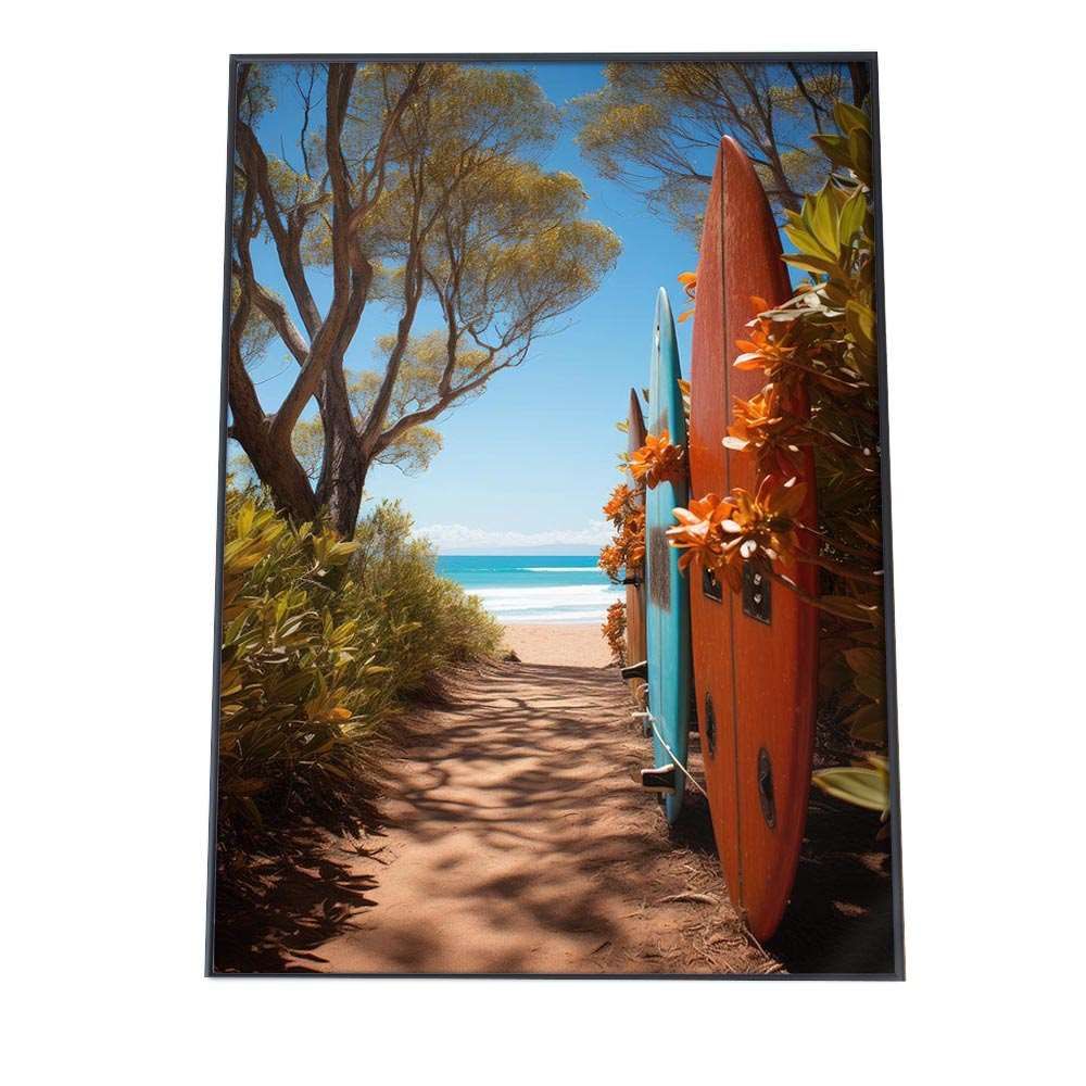 B 約51 x 73 cm si poster 1401 コースタル インテリア 海のポスター オーシャン シーデザイン 海辺 おしゃれ 常夏 南国 部屋 サーフ系 サーフィン