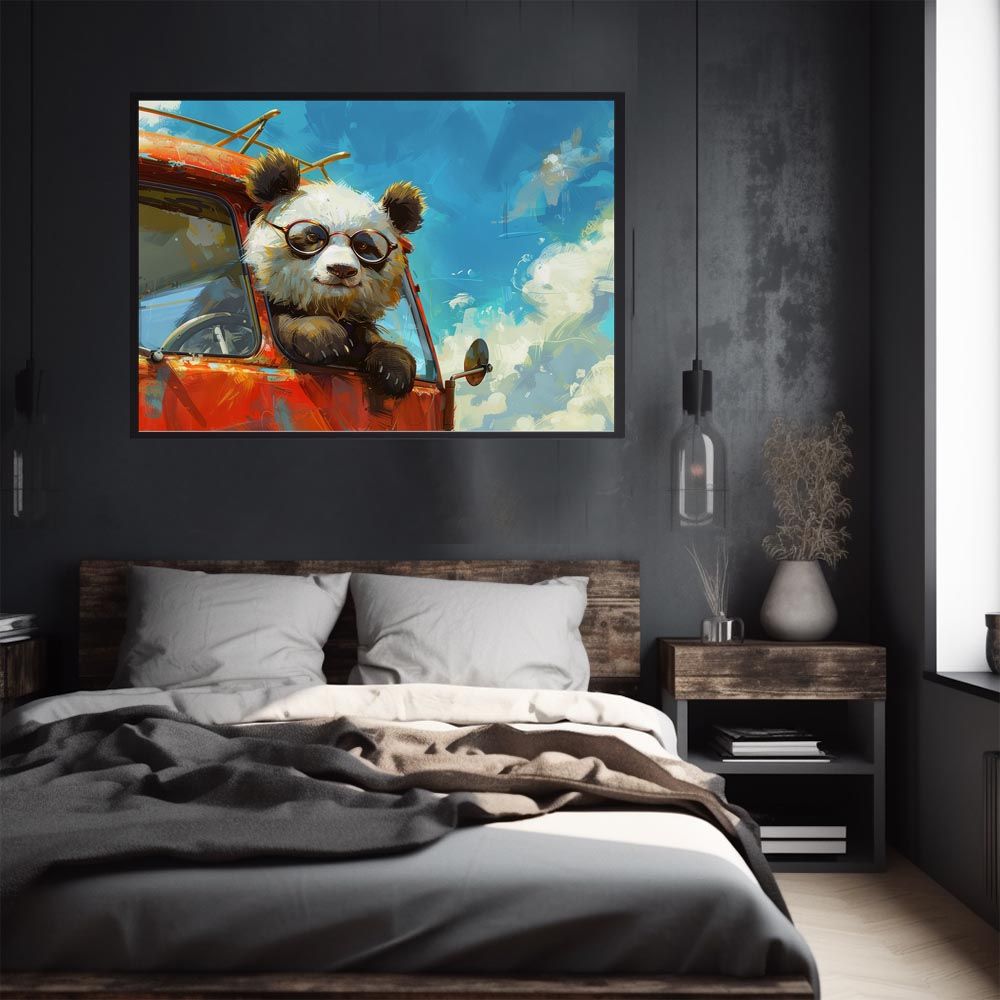 ヒップホップ・パンダ 緑 カッコいい 動物 アニマル ポップカルチャー